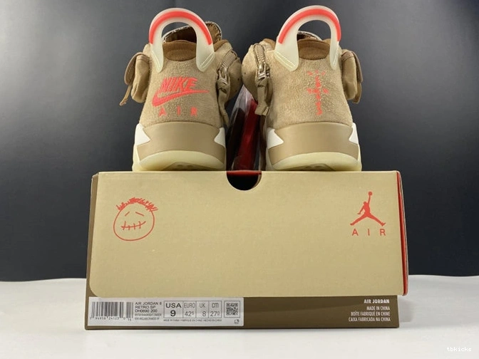 Rep TB Scott DH0690- Travis 4041 Khaki British Jordan6 Casual 1026